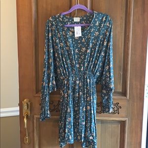 Long sleeve floral dress